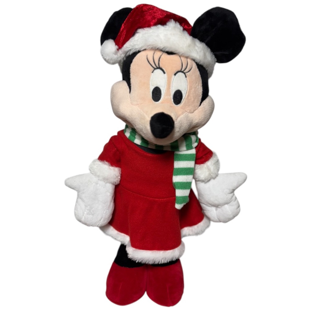 Plush Disney Holiday Christmas Mini 22” Standing Great Condition Decoration